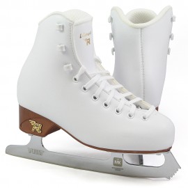Czech Republic / Figure Ice Skates for Women Botas Kids/Nicole Blades/White Color Girls Model: Regina/Made in Europe 