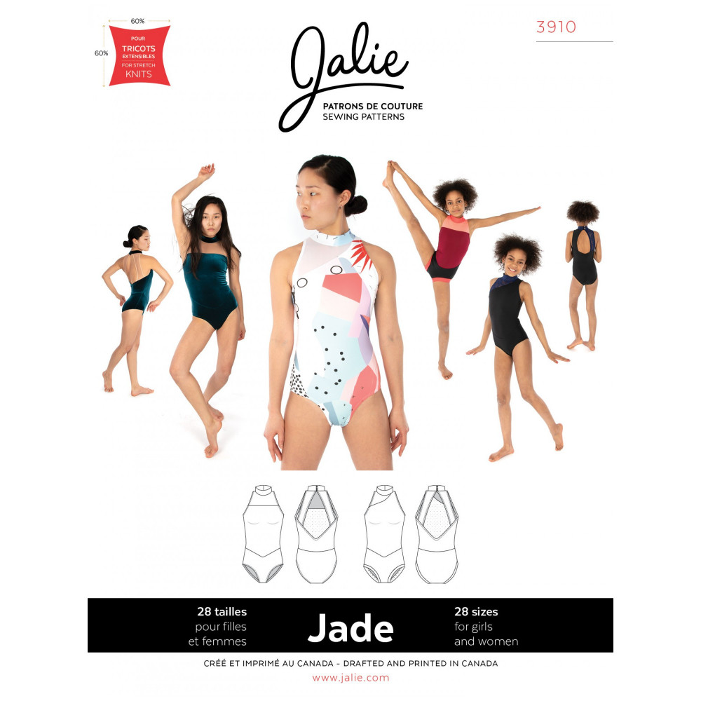 Jalie Patterns Leotard Jade 3910