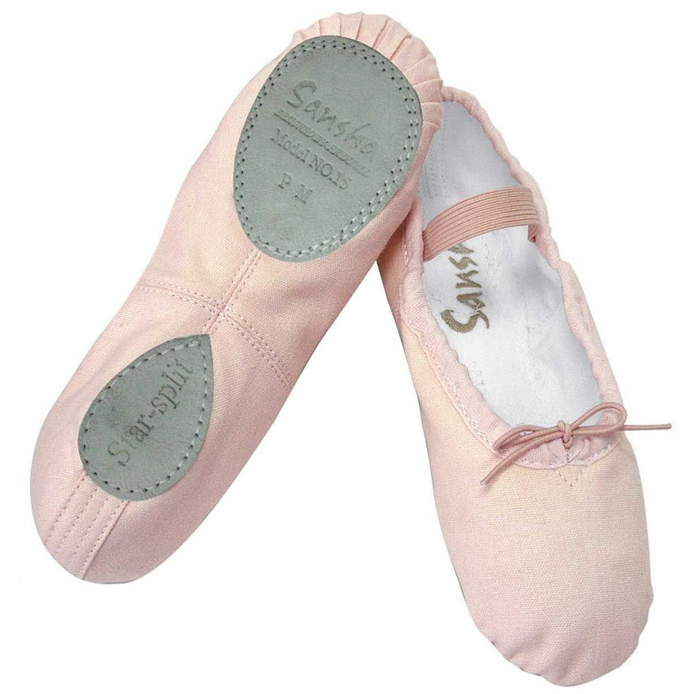 Sansha Ballet Shoe Star Split 15C, pink