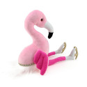 Eiskunstlauf-Kuscheltier Flamingo