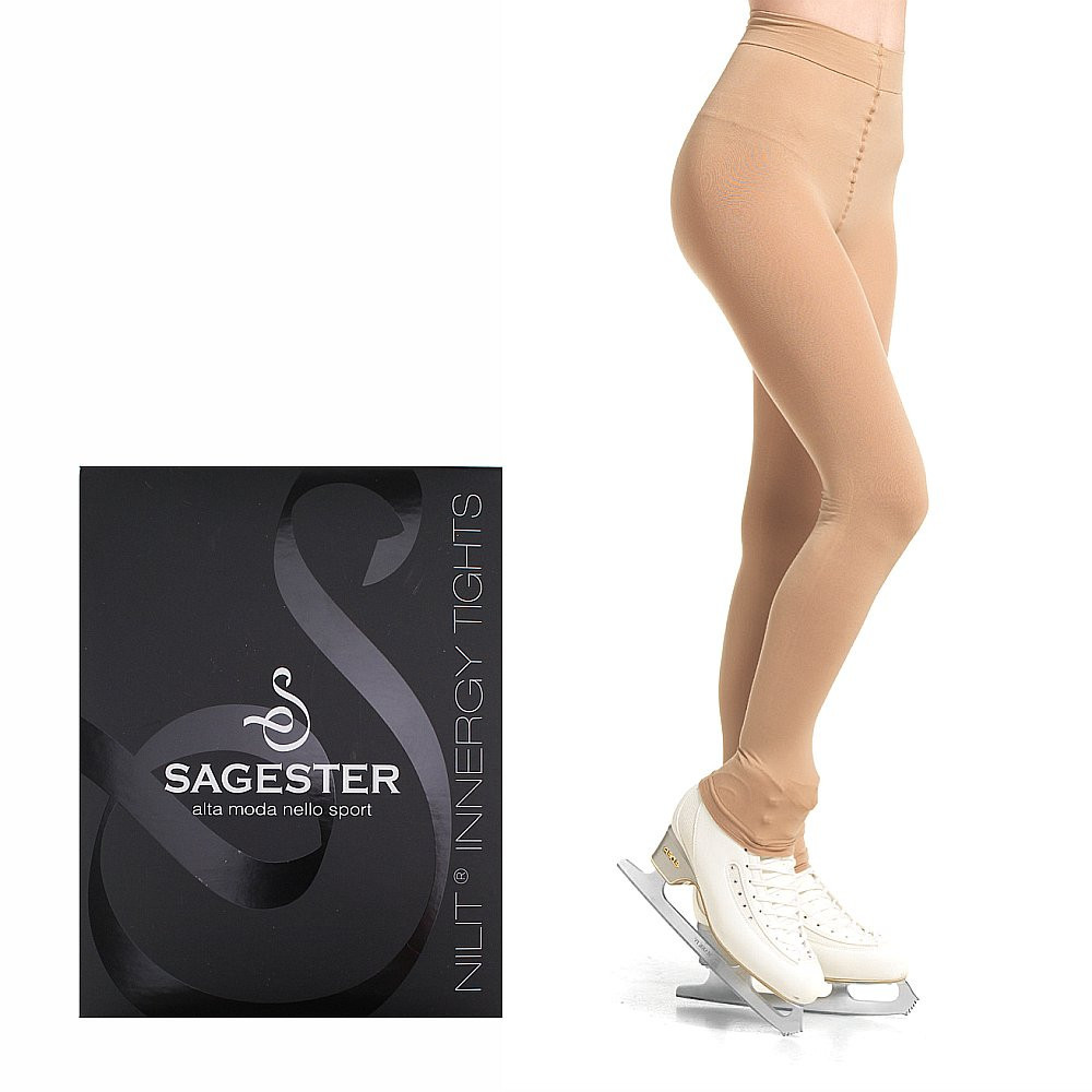 Sagester Nilit® Innergy Footless Skating Tights