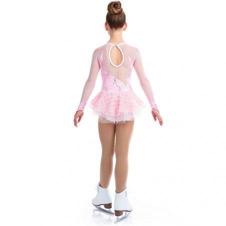 pink ice skating dresses