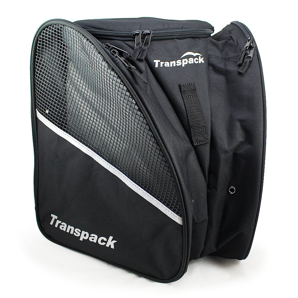 Transpack Ice - Schlittschuh-Rucksack schwarz