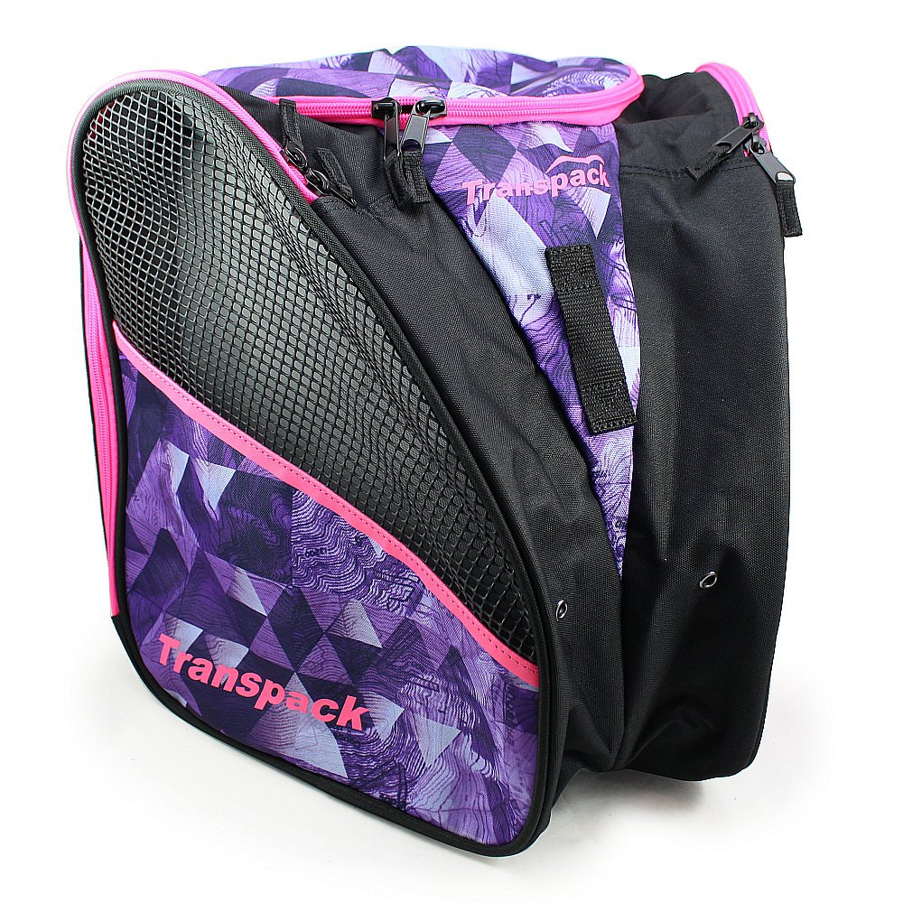 Transpack Ice - Schlittschuh-Rucksack - Purple Topo
