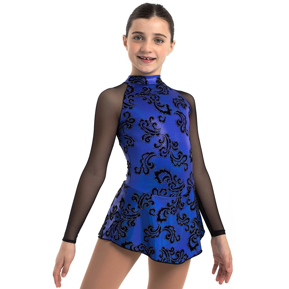 Intermezzo 31650 Skating Dress, blue / black